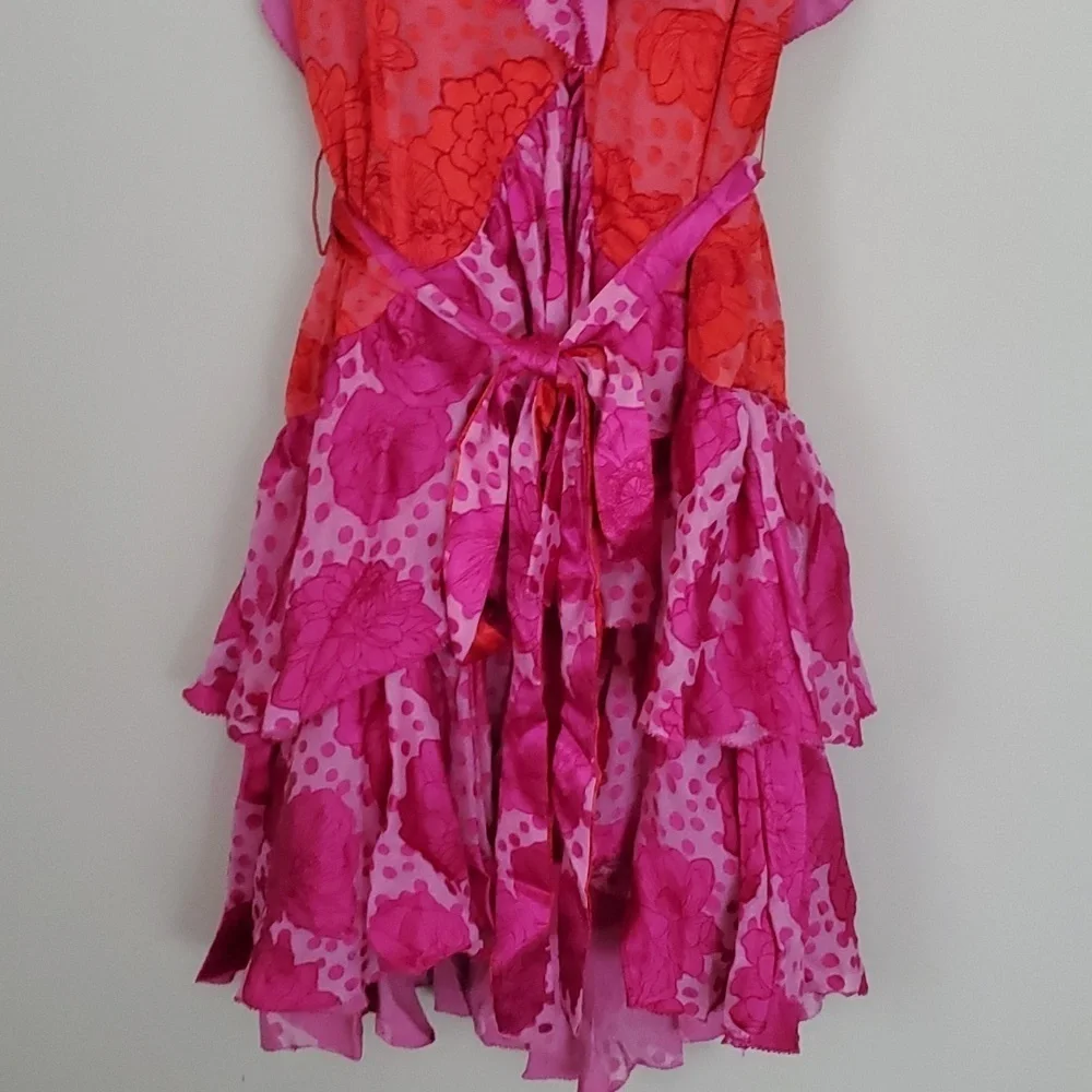 Le Superbe Aurora Flora Lil Flirt Ruffled Mini Dress - size 6 - NWT - Picture 11 of 16